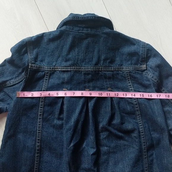 Gap Denim Jacket with Pleated Back - Picture 12 of 14